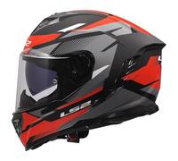LS2, Casco Moto Integral STORM III KOMAI Black Red, L