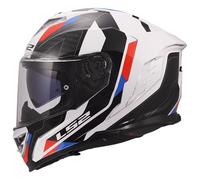 LS2, Casco Moto Integral STORM III SPORTY White Blue Red, L