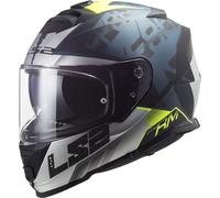 LS2, Casco Moto Integral STORM SPRINTER Black Cobalt, XS