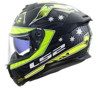 LS2, Casco Moto Integral STREAM II GALDAM Matt Black H-V Yellow, M