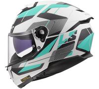 Casco LS2 FF808 Stream II Road Mate-Turquesa y gris S