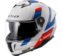 LS2 FF808 Stream II Vintage, casco integral 3XL male Blanco/Azul/Rojo