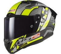 LS2, Casco Moto Integral THUNDER CARBON SPACE H-V Yellow Grey, S