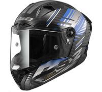 LS2, Casco Moto Integral THUNDER CARBON VOLT Black Blue, XXL