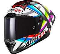 LS2 FF805 Thunder GP Flash Carbon Casco, multicolor, tamaño 2XL para Hombres