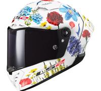 LS2, Casco Moto Integral THUNDER GP AERO FLOWERS White, XL
