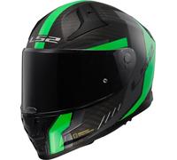 LS2, Casco Moto Integral VECTOR II CARBON GRID Matt Fluo Green, XL