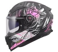 LS2, Casco Moto Integral VECTOR II DARFLO Black Pink, M
