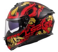 LS2, Casco Moto Integrale STREAM II DRAKO Gloss Black Red, XS