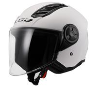 LS2 Helmets Casco de moto Jet AIRFLOW II Blanco brillante Talla L