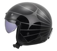 LS2, Casco Moto Jet BOB II COSMIC Black Grey, XXL