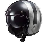 LS2, Casco Moto Jet BOB LINES Black Jeans, L