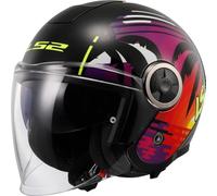 LS2, Casco Moto Jet CLASSY PALM Black, S
