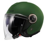 LS2 OF620 Classy Solid Casco Jet, verde, tamaño M para Hombres