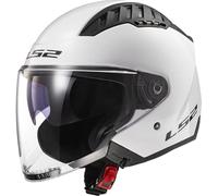 LS2, Casco Moto Jet Copter II Solid Gloss White, L