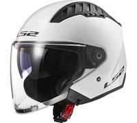 LS2, Casco Moto Jet Copter II Solid Gloss White, S