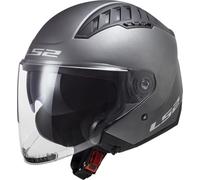 LS2, Casco Moto Jet Copter II Solid Matt Titanium, L