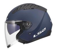 LS2, Casco Moto Jet COPTER II SOLID Navy Blue, S