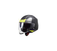 LS2, Casco Moto Jet COPTER II URBANE Matt Black H-V Yellow, L