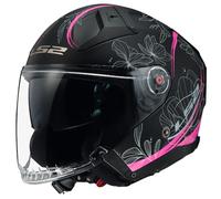 LS2, Casco Moto Jet Infinity II Lotus Matt Pink, XS