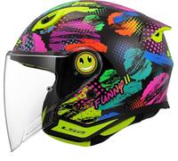 LS2, Casco Moto Jet para Niños FUNNY II JOY Gloss Black, S