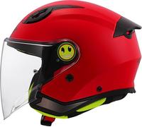 LS2, Casco Moto Jet para Niños FUNNY II SOLID Gloss Red, S