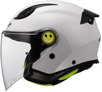 LS2, Casco Moto Jet para Niños FUNNY II SOLID Gloss White, M