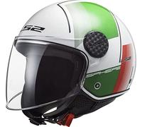 LS2, Casco Moto Jet SPHERE LUX FIRM Gloss White Green Red, XS