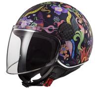 LS2, Casco Moto Jet SPHERE LUX II BLOOM Blue Pink, S