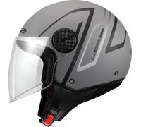 LS2, Casco Moto Jet SPHERE LUX II MINIM Black Grey, XXL