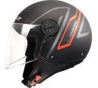 LS2, Casco Moto Jet SPHERE LUX II MINIM Black Red, M