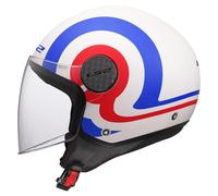 LS2, Casco Moto Jet SPHERE LUX II URBY White Blue Red, M
