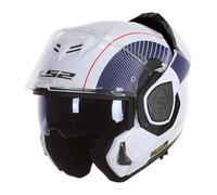 LS2, Casco Moto Modular ADVANT Cooper White Blue, S