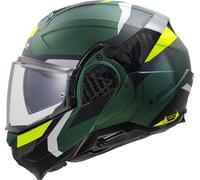 LS2, Casco Moto Modular ADVANT II TRIPLE Olive, M