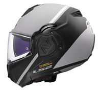 LS2 FF906 Advant Swipe Casco, negro-gris, tamaño 2XL para Hombres