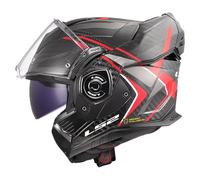 LS2, Casco Moto Modular ADVANT X CARBON FUTURE II Gloss Red, M