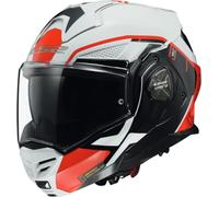 LS2, Casco Moto Modular ADVANT X METRYK White Red, XXXL