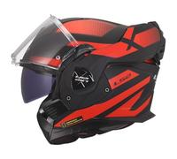 LS2, Casco Moto Modular ADVANT X NOVA Black Red, XS