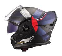 LS2, Casco Moto Modular ADVANT X ULTRA Matt Blue Red, XXL