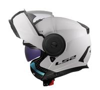 LS2, Casco Moto Modular SCOPE II SOLID Gloss White, S
