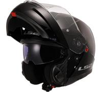 LS2, Casco Moto Modular STROBE II Gloss Black, XS