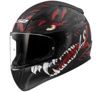 LS2 Cascos FF353 Rapid II Kaiju Matt Black / Red / White XXL