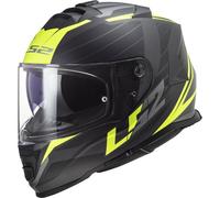 LS2 Cascos FF800 Storm II Nerve Matt Black / H-V Yellow 3XL