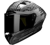 LS2 Casco Thunder Carbon GP Aero Polar FF805 Mat zwart | | Anillo doble | Carbono | Adecuado para ciclomotores/maxi-scooter/motocicleta/ciclomotores de cambios