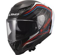 LS2, Casco Moto Integral DRAGON SUBIC White Blue Red, XL