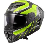 LS2, Casco Moto Integral DRAGON TRAX H-V Yellow, M