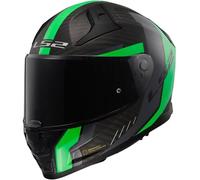 LS2 Cascos FF811 Vector II Carbon Grid Matt Fluo Green M