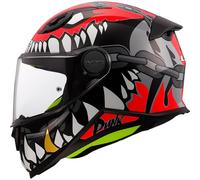 LS2 Cascos FF812 Kid Punk Grey / Red M