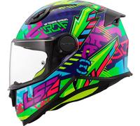 LS2, Casco Moto Integral Niños KID SVENT Gloss Blue Green, M