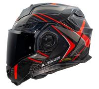 LS2 Cascos FF901 Advant X Carbon Future II Red XXL